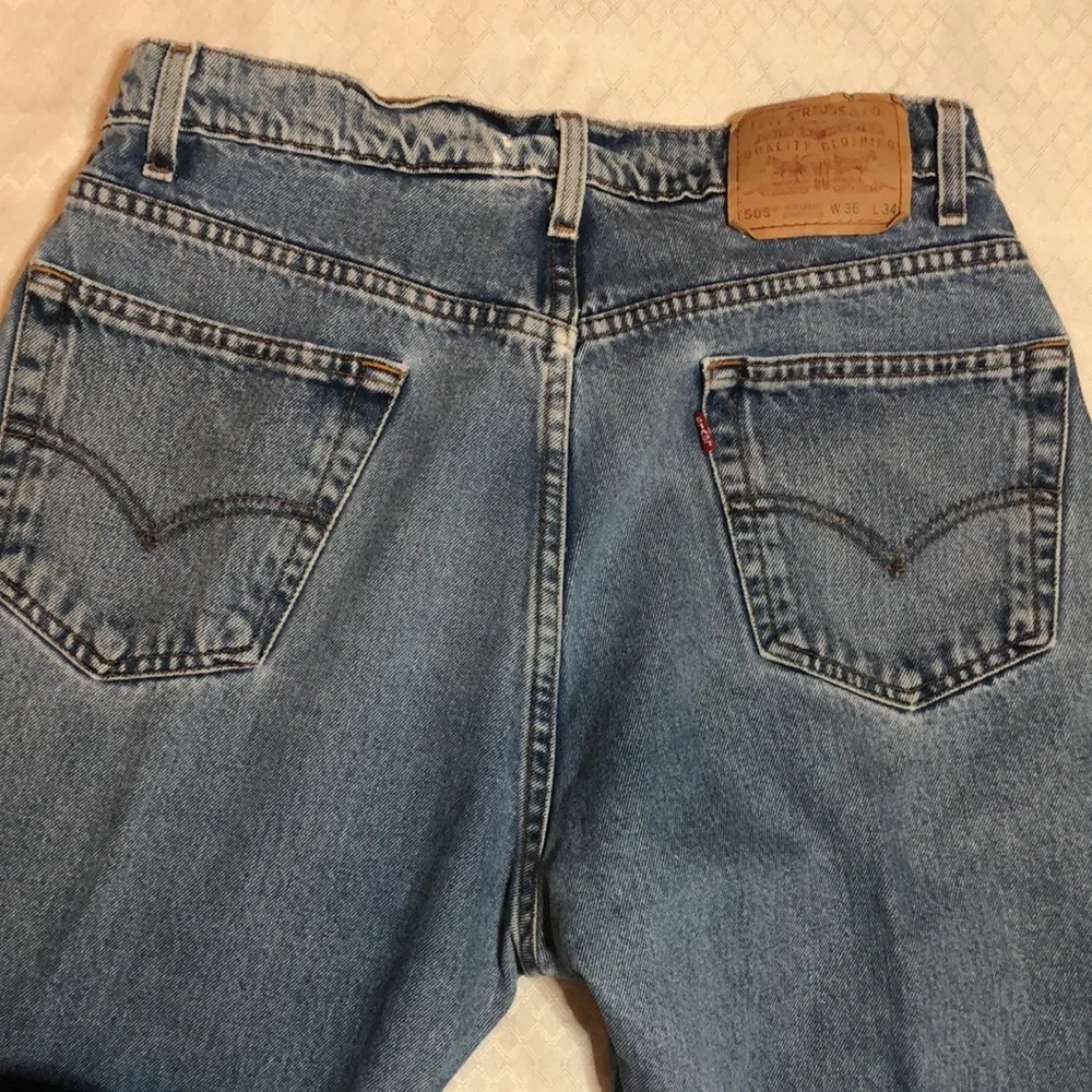 Levi’s 505 Regular Fit Straight Leg Mens Size 36 X 34